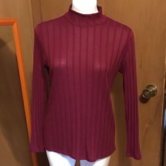 4/$25 New Directions Burgundy Top‎ - Picture 1 of 1